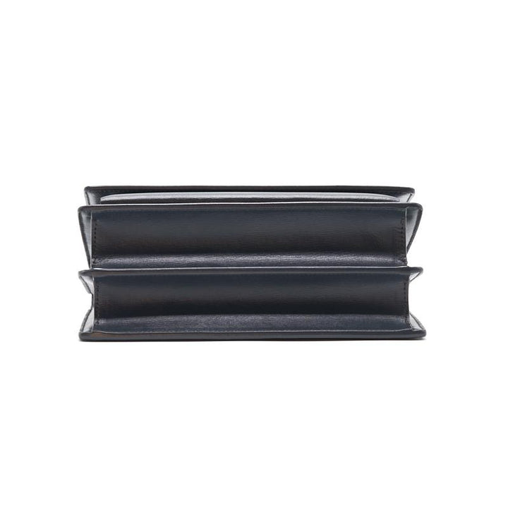 Saint Laurent Sunset Medium Chain Shoulder Bag in Dark Smog Color GHW