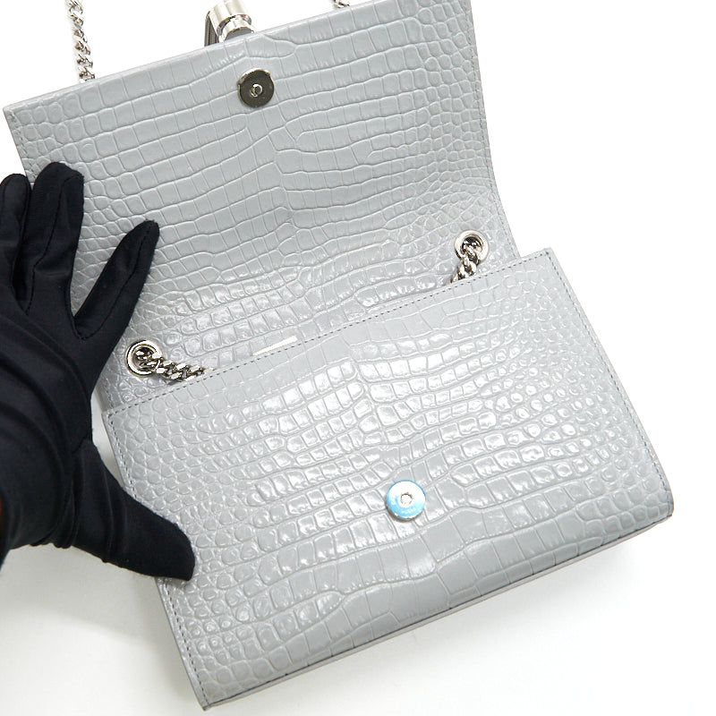 Saint Laurent Kate medium Shoulder Bag Kate Grey