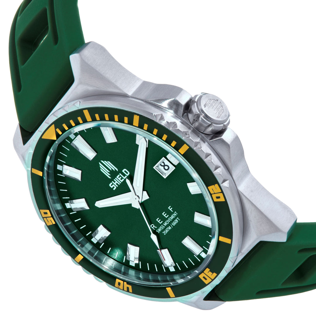Shield Reef Strap Watch w/Date