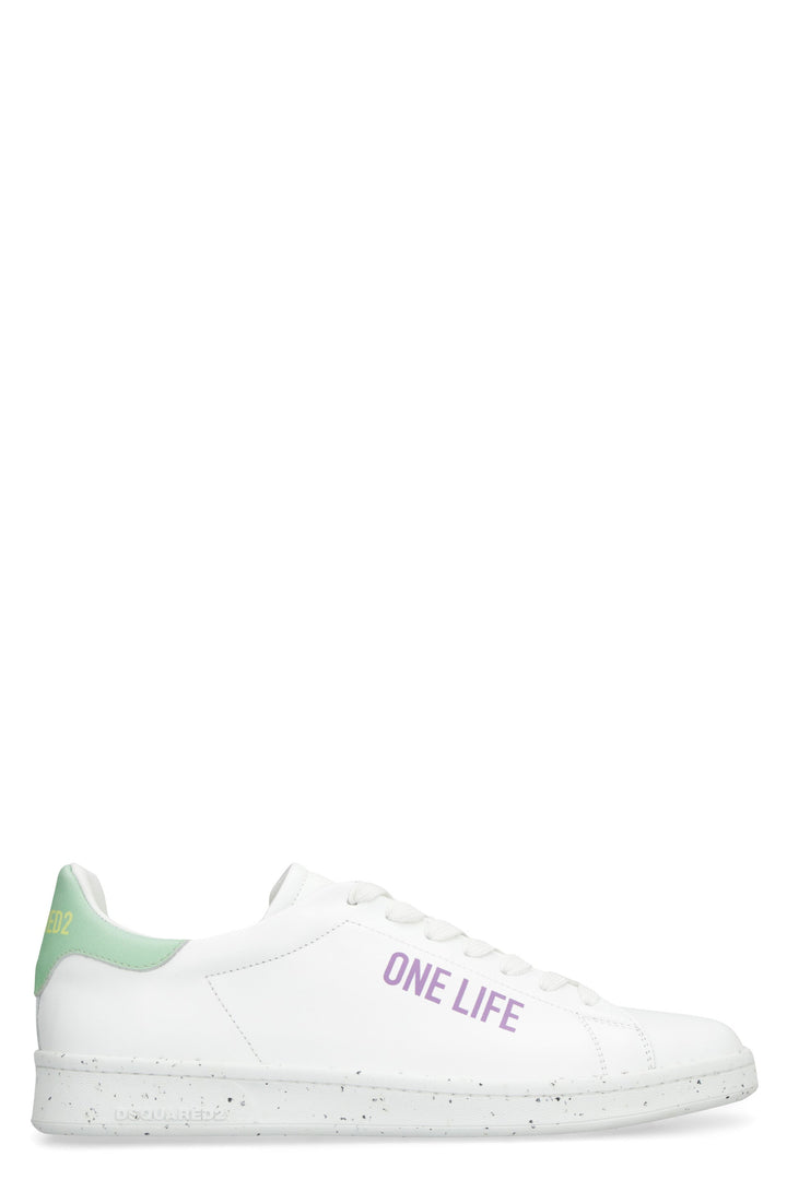 LEATHER LOW-TOP SNEAKERS