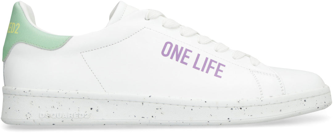 LEATHER LOW-TOP SNEAKERS
