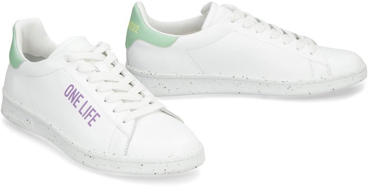 LEATHER LOW-TOP SNEAKERS