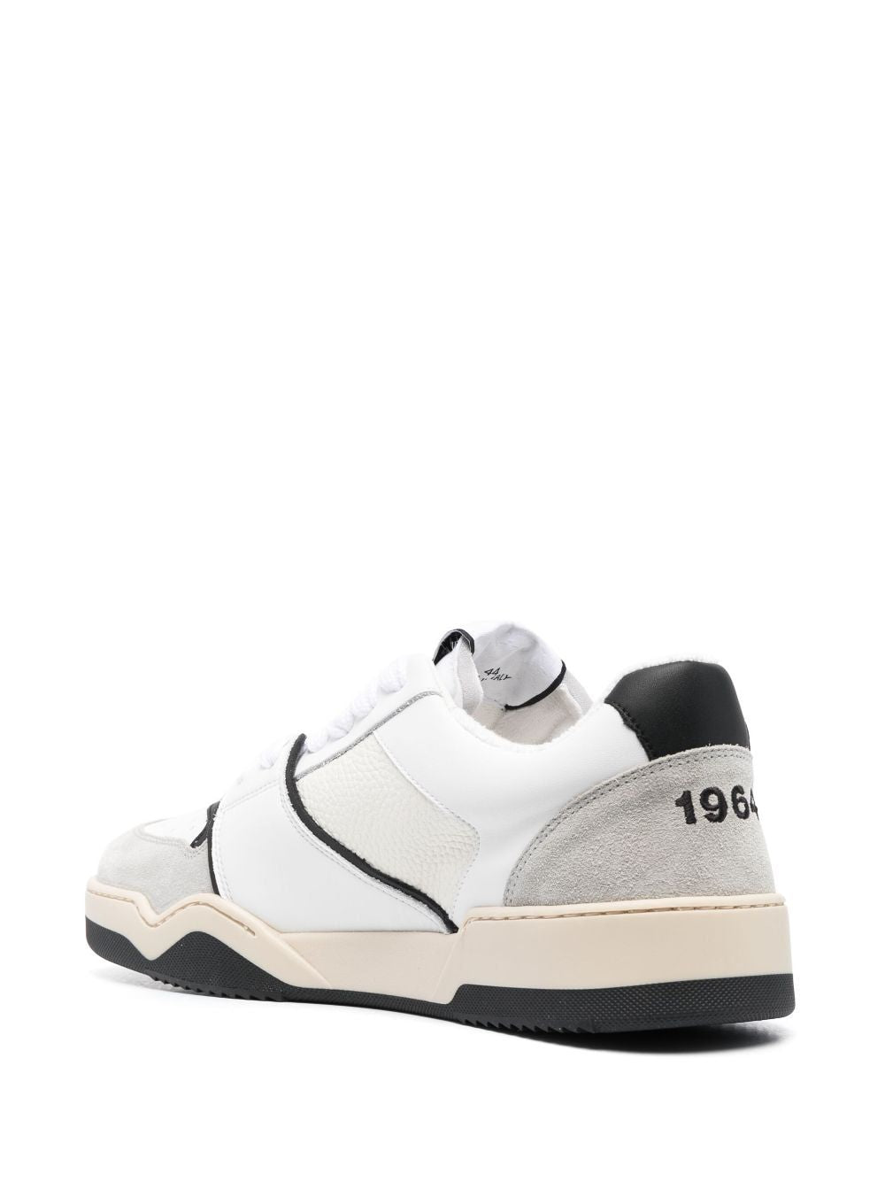 DSQUARED2 SPIDER LEATHER LOW-TOP SNEAKERS
