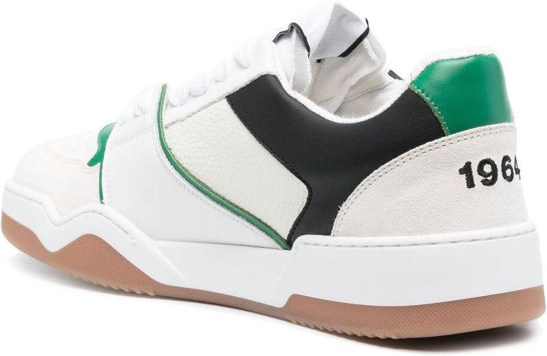 LOW TOP LEATHER SNEAKER.