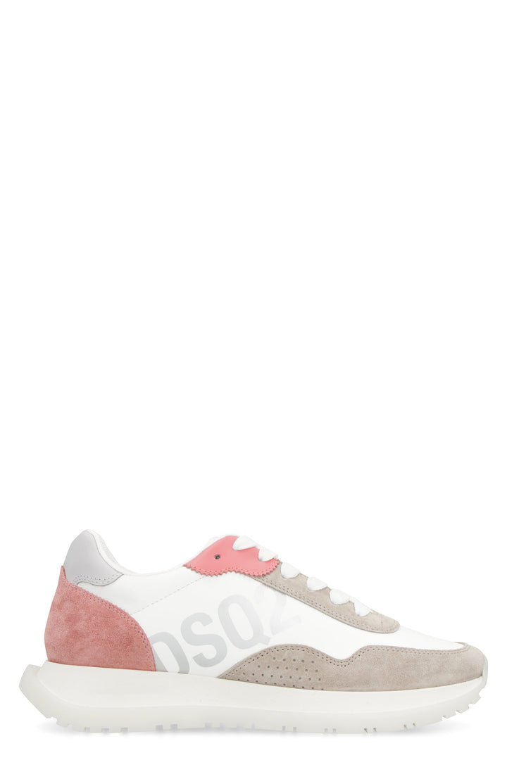 RUNNING LEATHER LOW-TOP SNEAKERS
