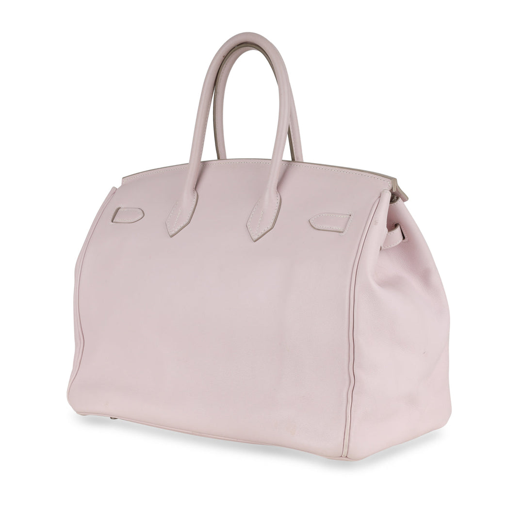 Birkin 35 - Rose Dragèe Swift