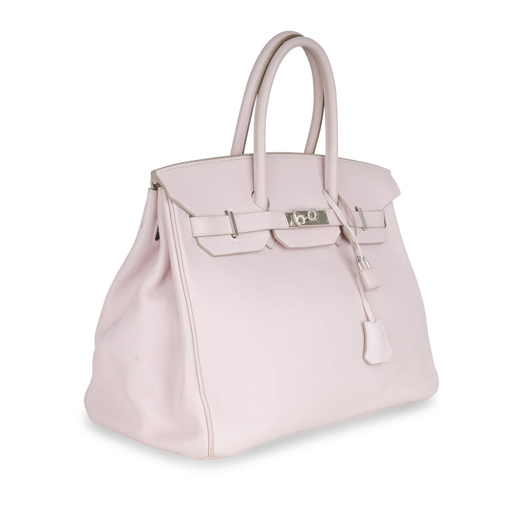 Birkin 35 - Rose Dragèe Swift