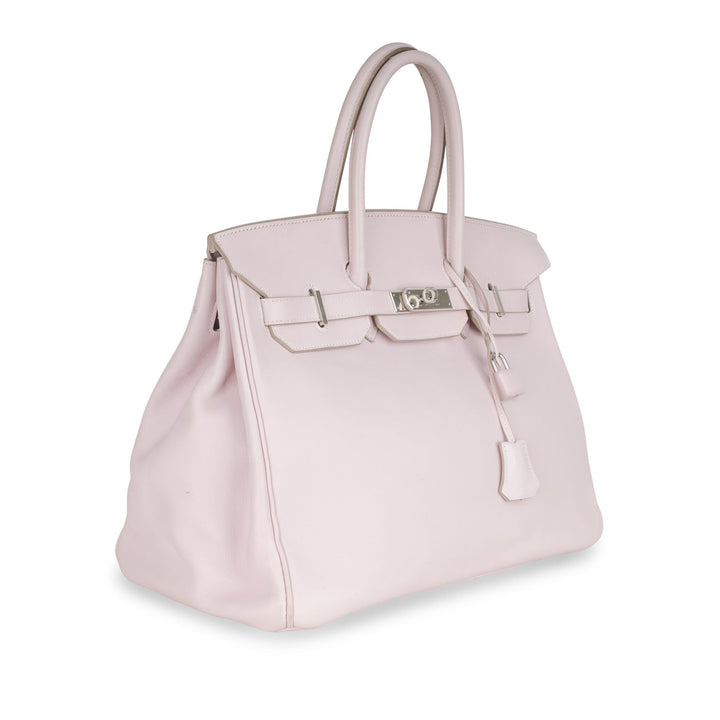 Birkin 35 - Rose Dragèe Swift