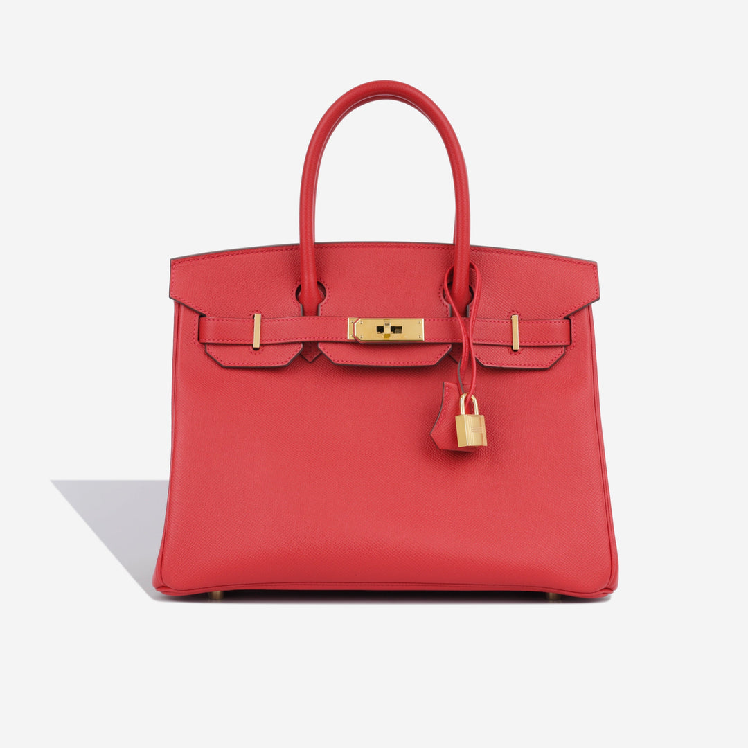 Birkin 30 - Rouge Casaque