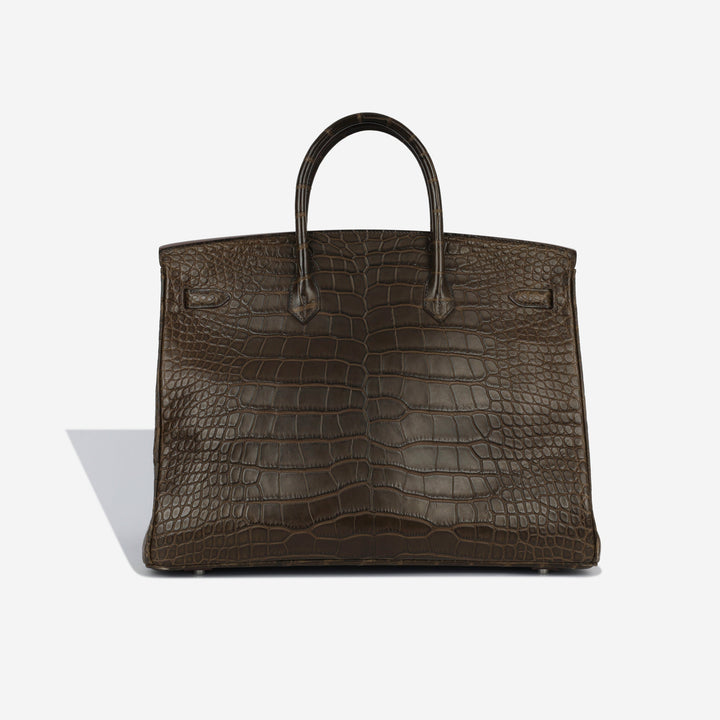 Birkin 40 - Havane Matte Croc