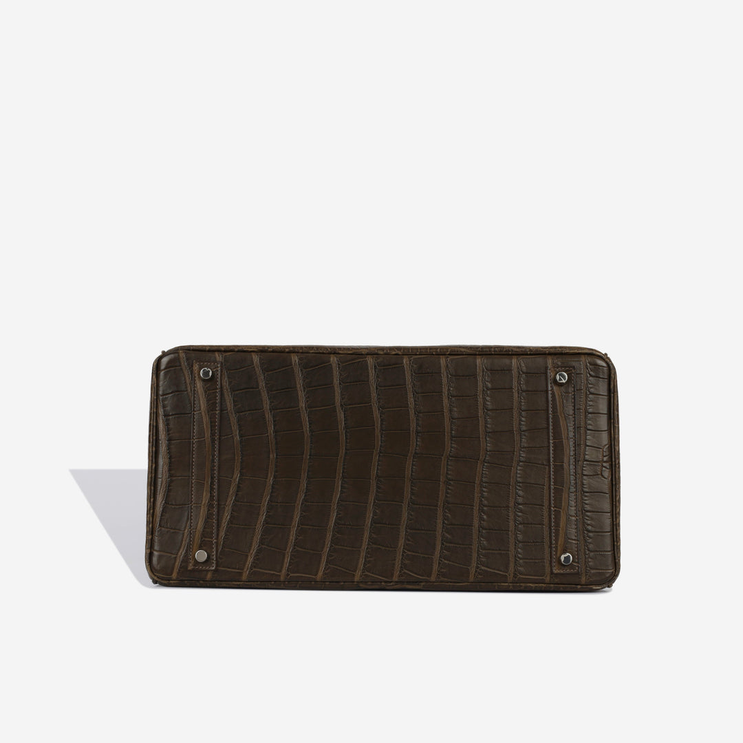 Birkin 40 - Havane Matte Croc