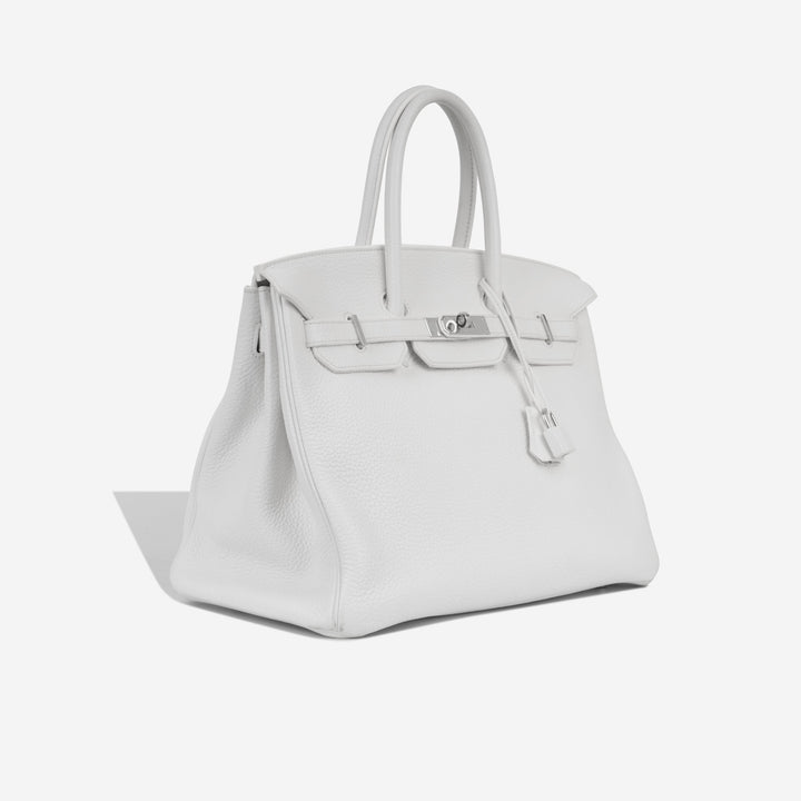 Birkin 35 - Blanc Clemence