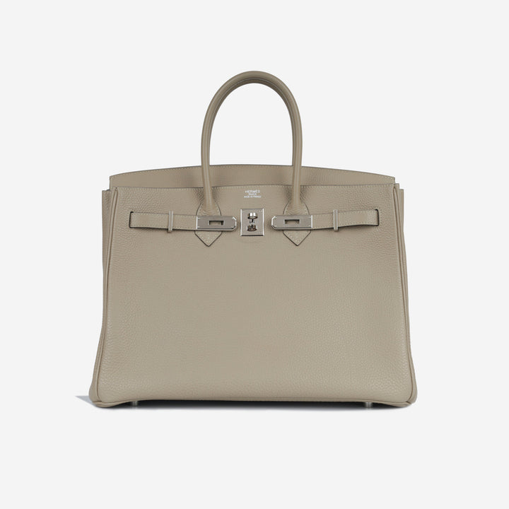 Birkin 35 - Gris Tourterelle