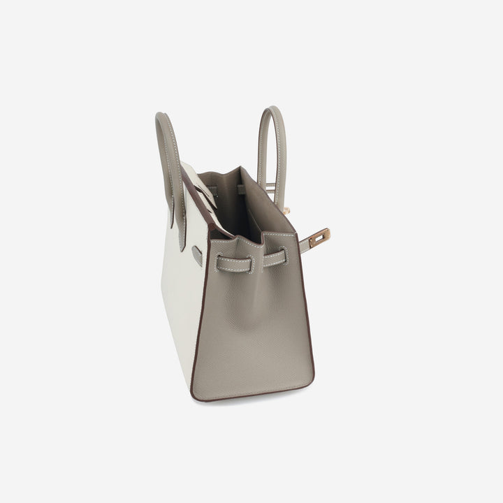 HSS Birkin 25 - Etoupe / Craie