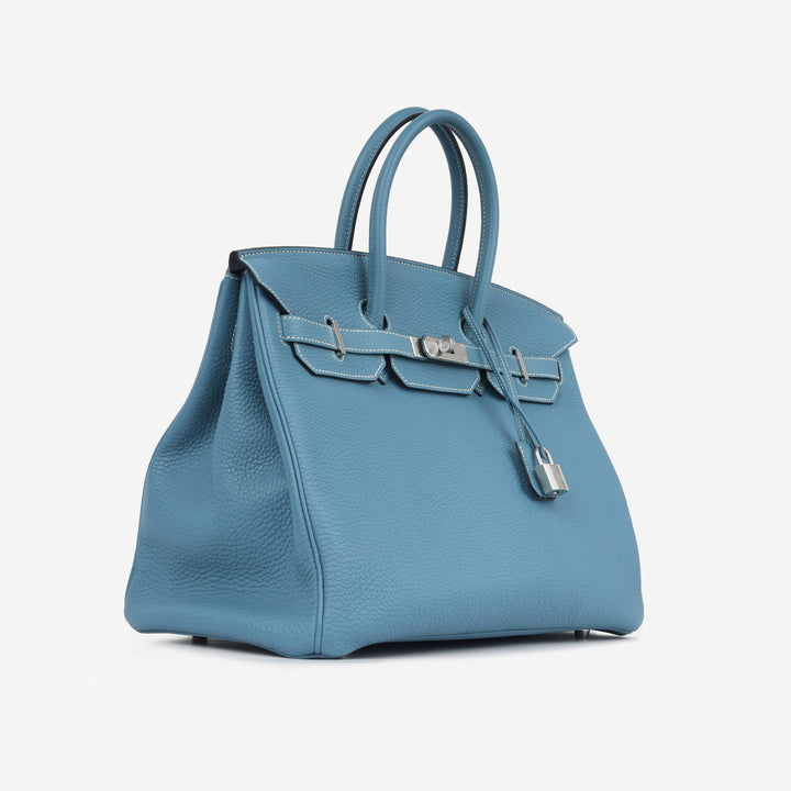 Birkin 35 - Blue Jean