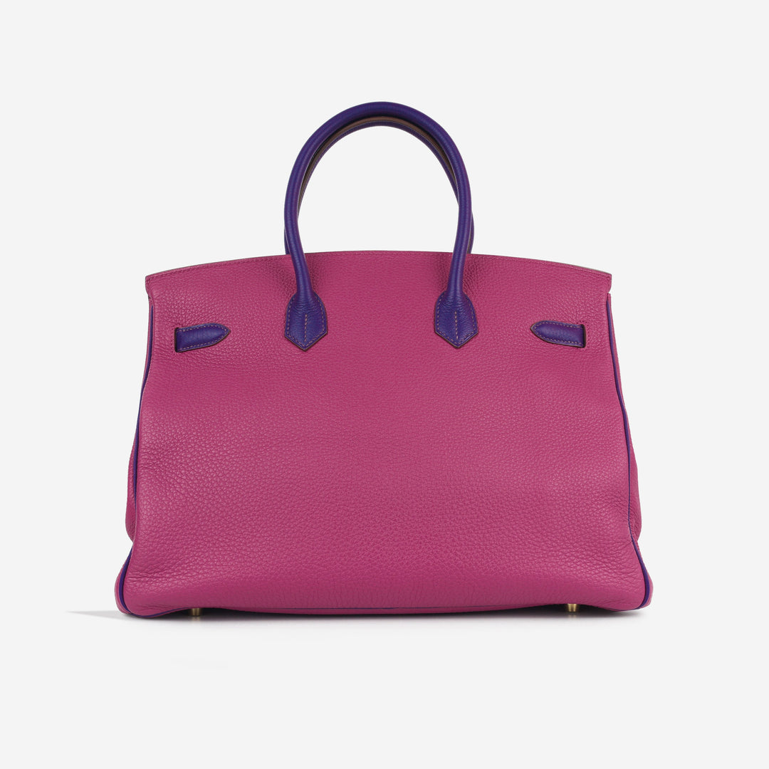 HSS Birkin 35 - Rose Pourpre