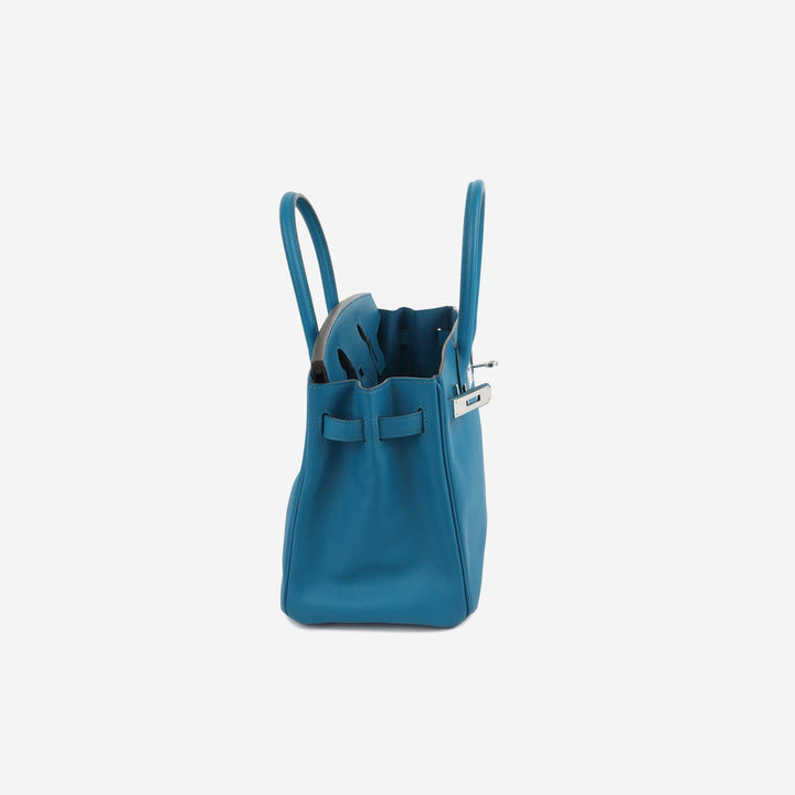 Birkin 30 - Bleu Izmir