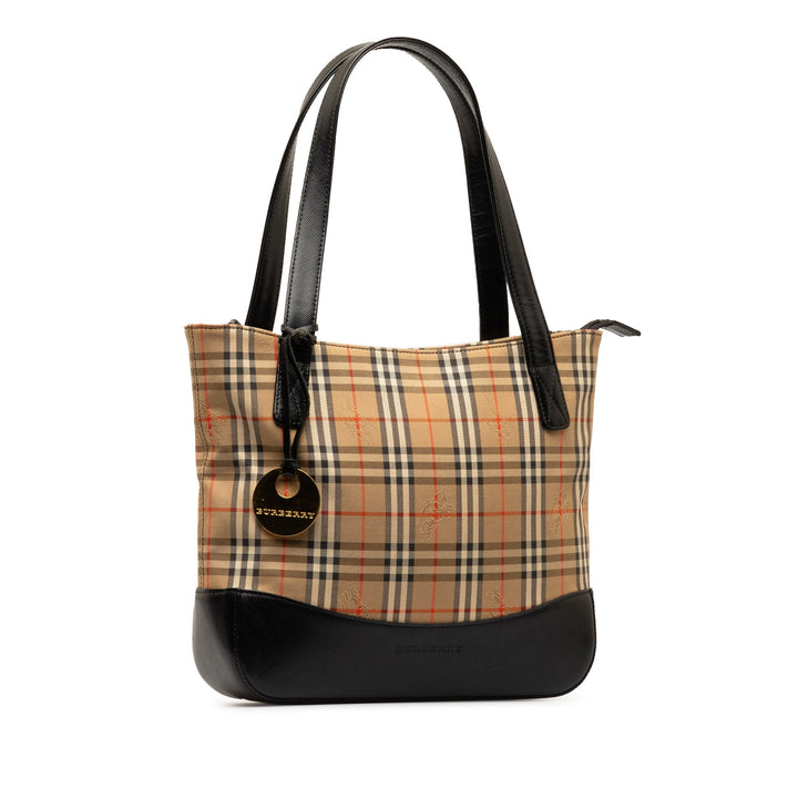 BURBERRY Haymarket Check Handbag