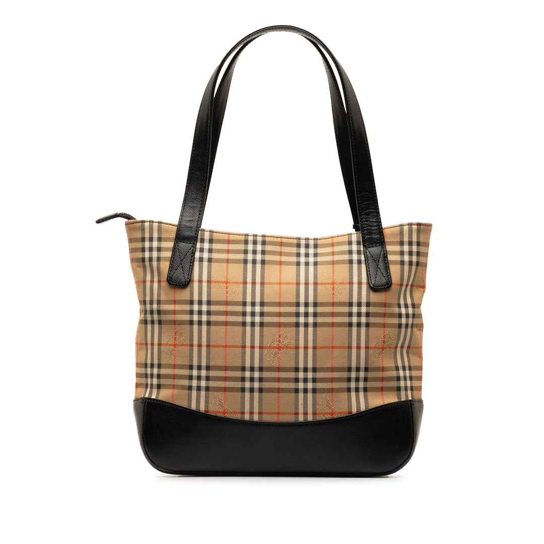 BURBERRY Haymarket Check Handbag