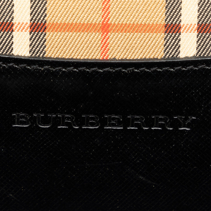 BURBERRY Haymarket Check Handbag