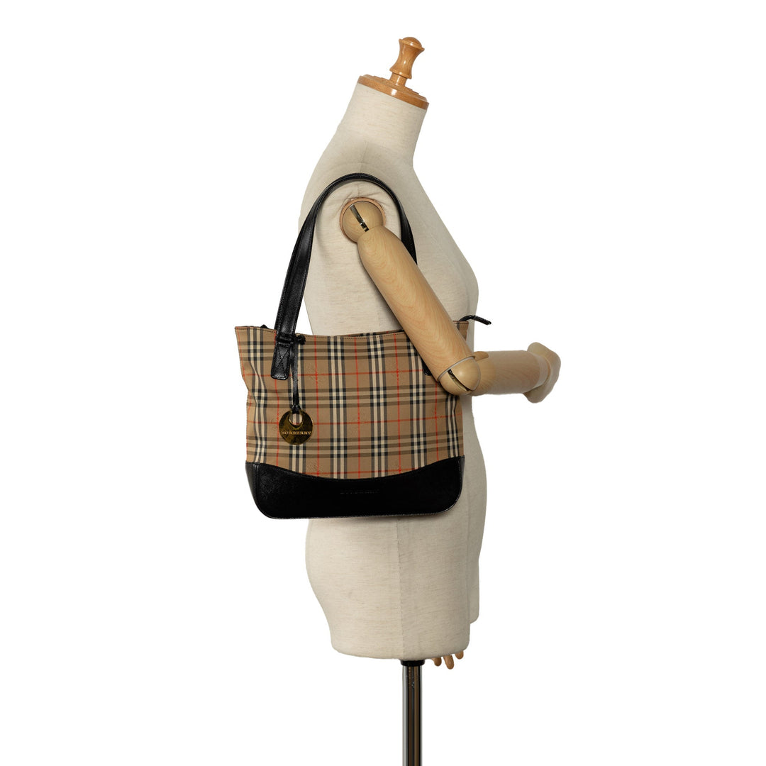 BURBERRY Haymarket Check Handbag