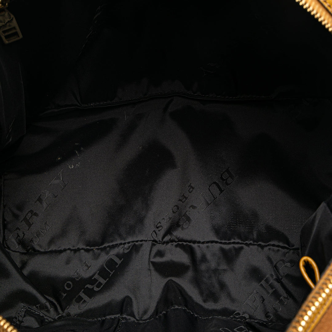 BURBERRY Haymarket Check Tassel Satchel