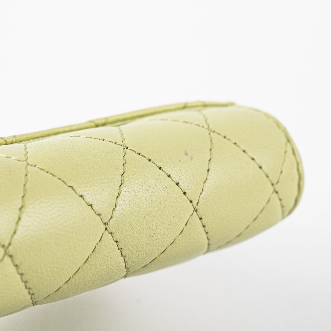Top Quality Chanel Compact Wallet Green