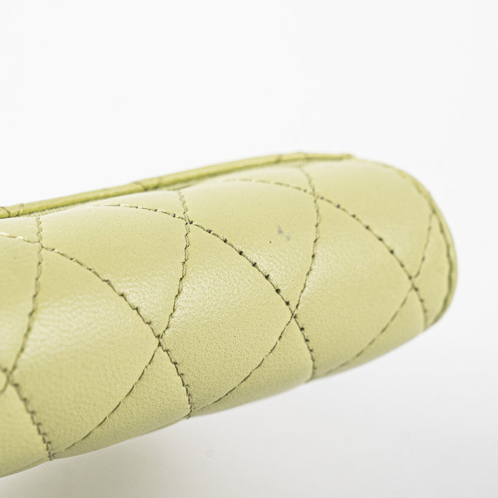 Top Quality Chanel Compact Wallet Green