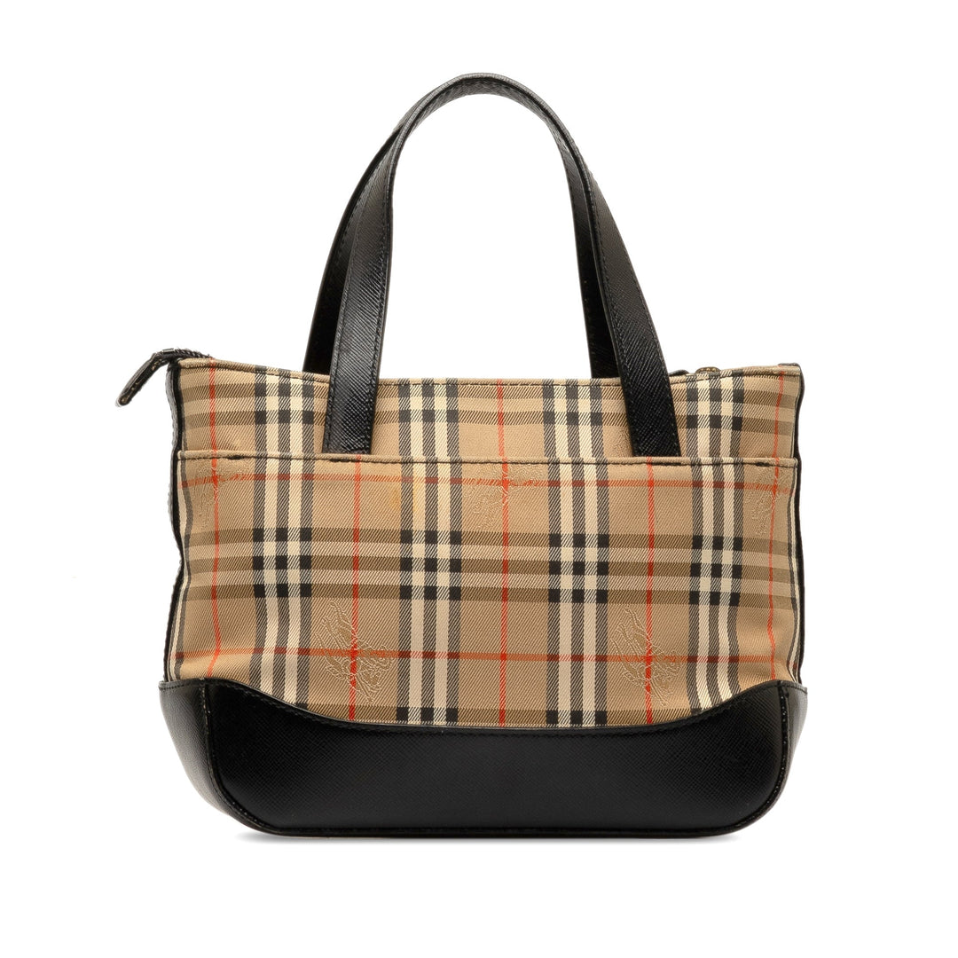 BURBERRY Haymarket Check Handbag