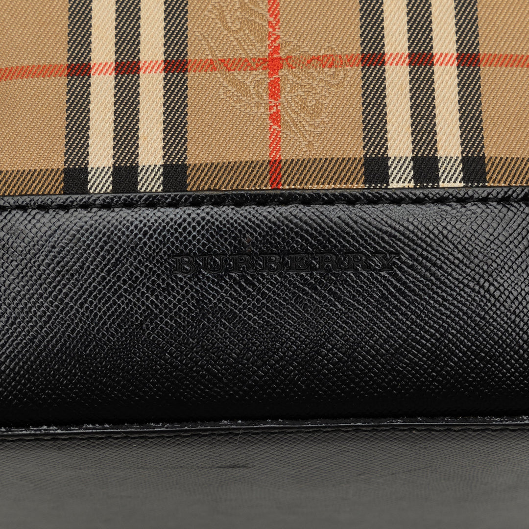 BURBERRY Haymarket Check Handbag