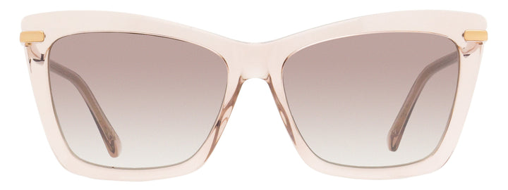 Jimmy Choo Rectangular Sady Sunglasses FWMNQ Nude 56mm