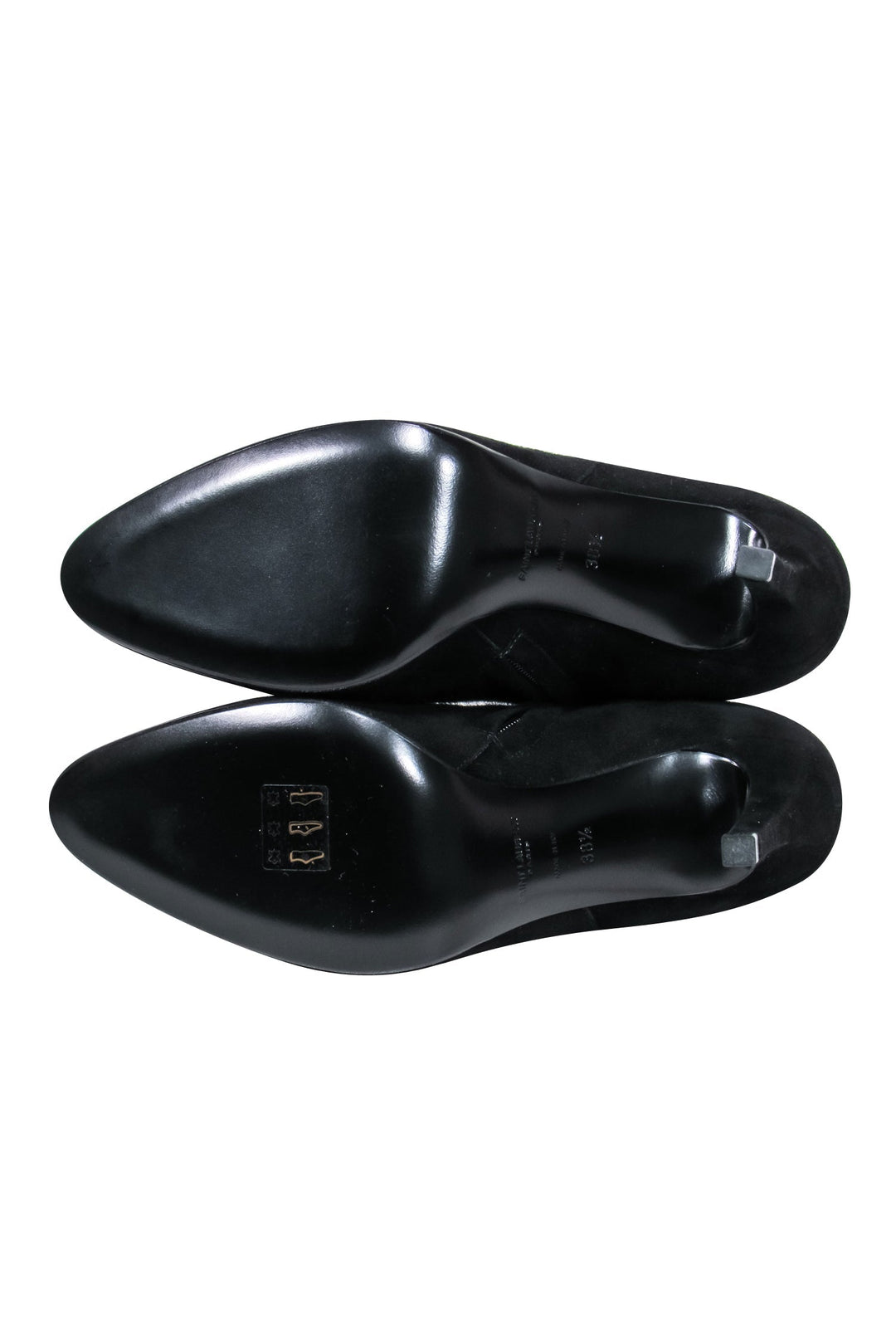Saint Laurent - Black Suede Booties Sz 8.5