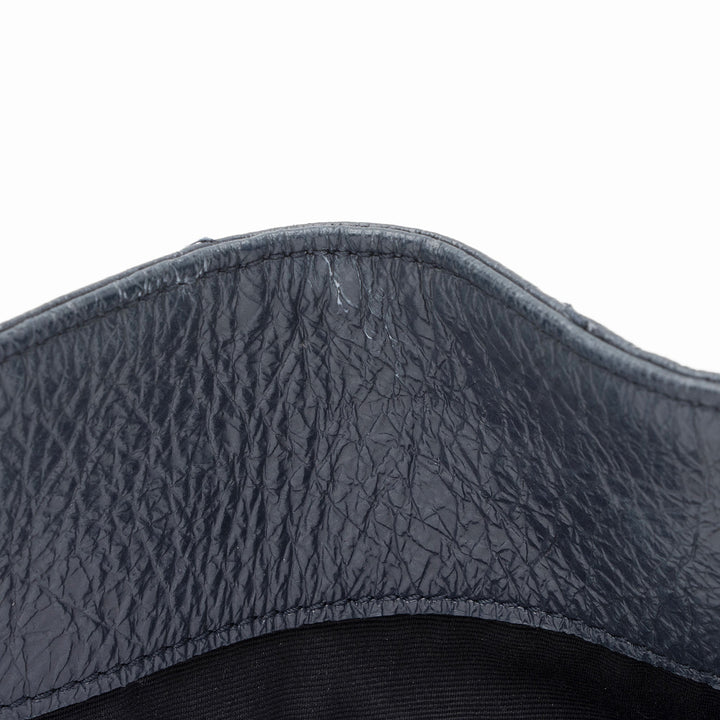 Saint Laurent Crinkled Calfskin Monogram Niki Large Shopping Tote (SHF-3qmmgS)