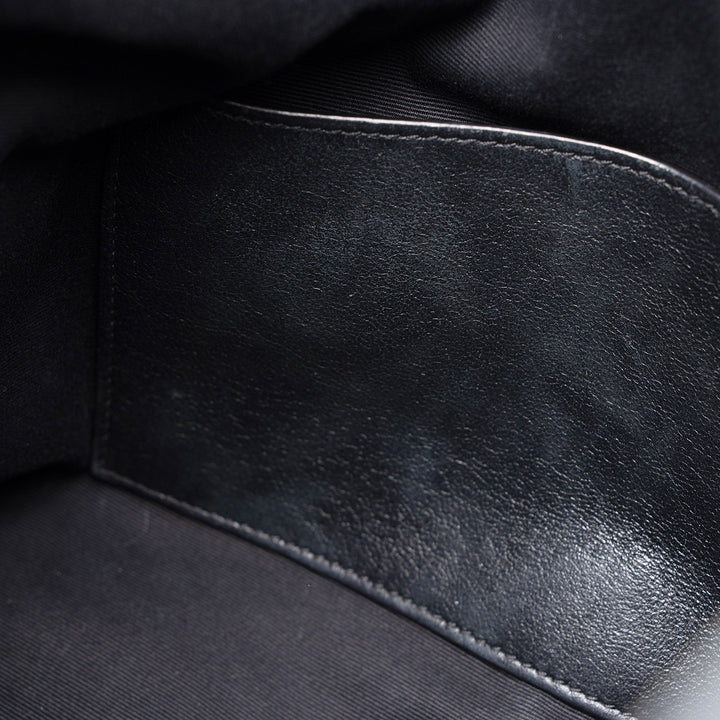 Saint Laurent Crinkled Calfskin Monogram Niki Large Shopping Tote (SHF-3qmmgS)