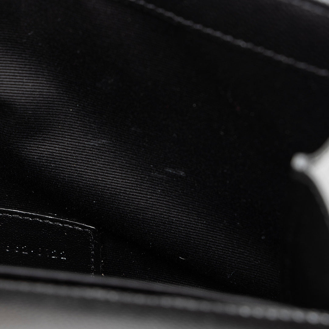 Saint Laurent Matelasse Grain de Poudre Monogram Envelope Pouch (SHF-eQugwj)
