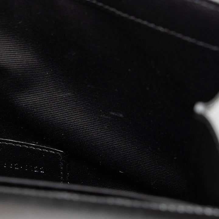 Saint Laurent Matelasse Grain de Poudre Monogram Envelope Pouch (SHF-eQugwj)