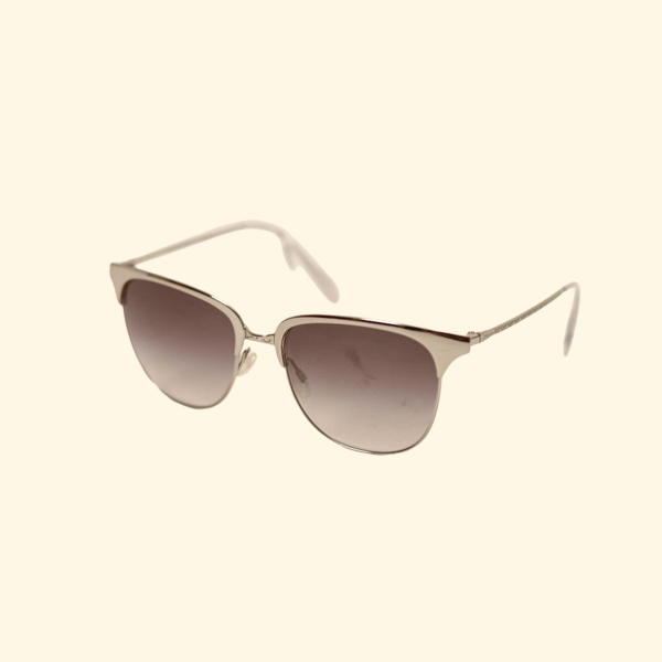 Top quality Dior Silver Cat Eye Sunglasses With Case And Box, Brand New