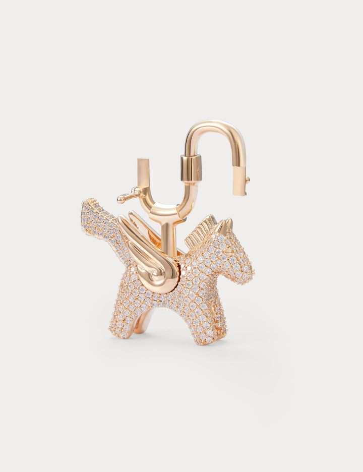 Sparkle Champagne—Rodeo Pegase Bag Charm