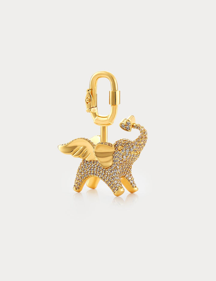 Sparkle Gold—Soar Elephant Bag Charm