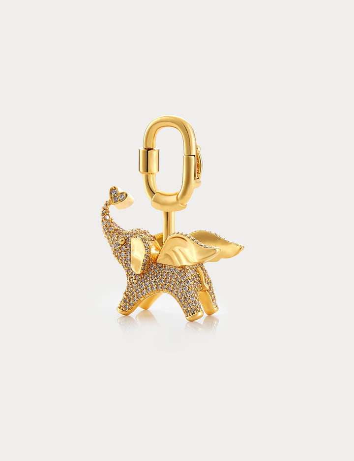 Sparkle Gold—Soar Elephant Bag Charm