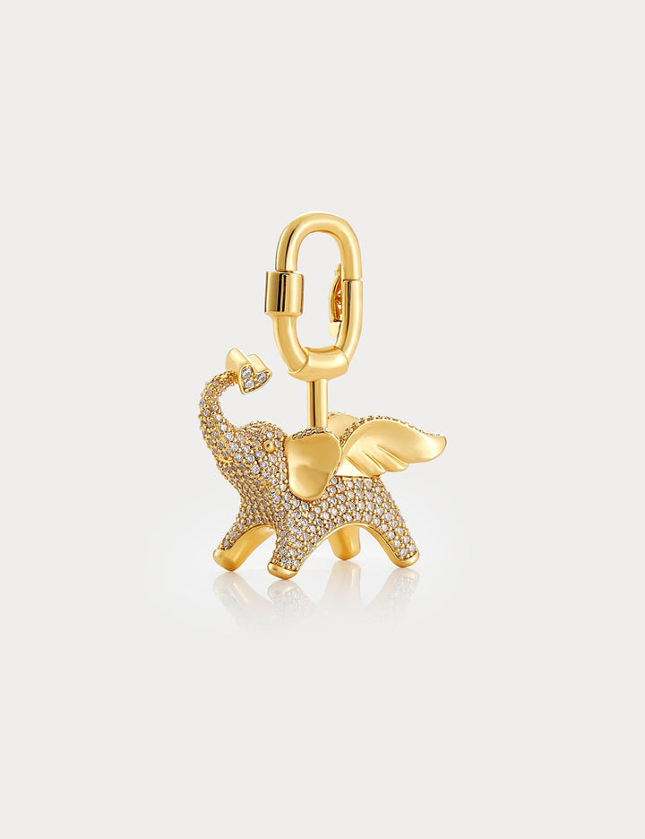 Sparkle Gold—Soar Elephant Bag Charm