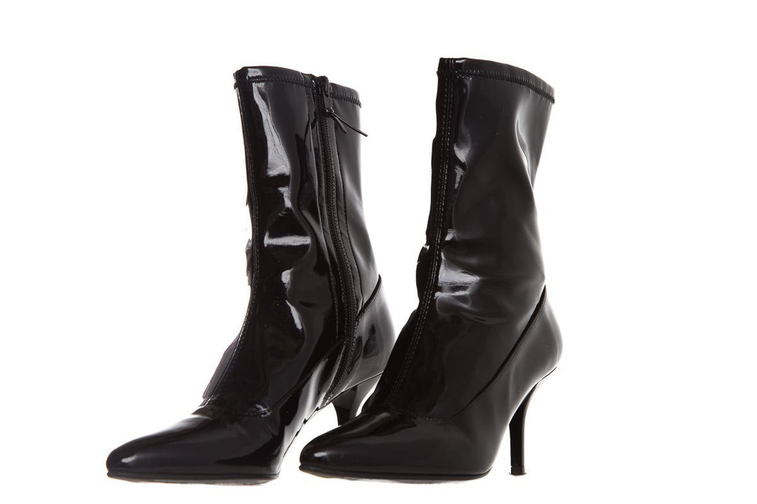 Stuart Weitzman Black Patent  Booties SZ 7