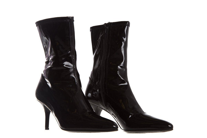 Stuart Weitzman Black Patent  Booties SZ 7