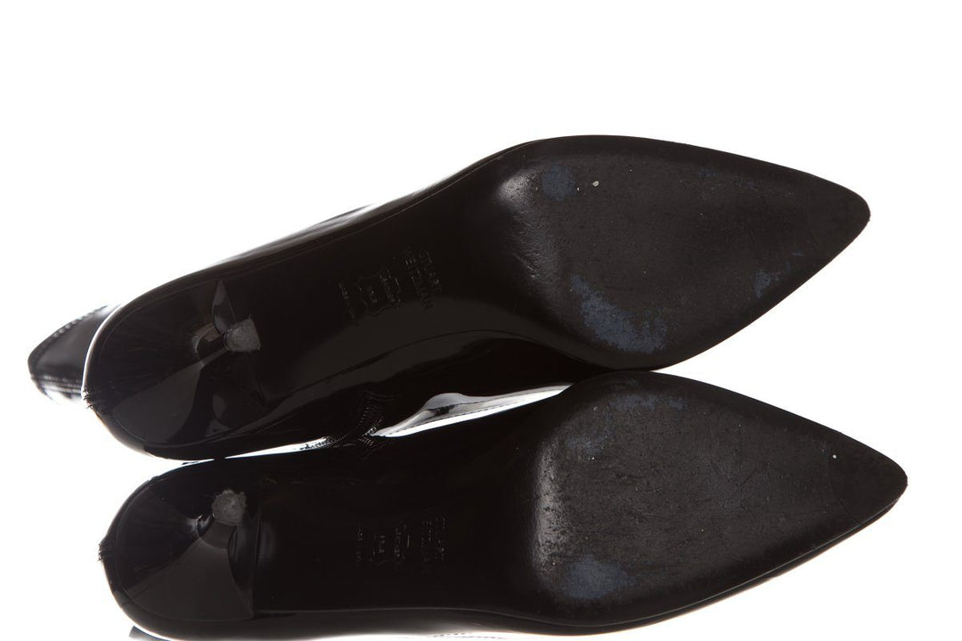 Stuart Weitzman Black Patent  Booties SZ 7