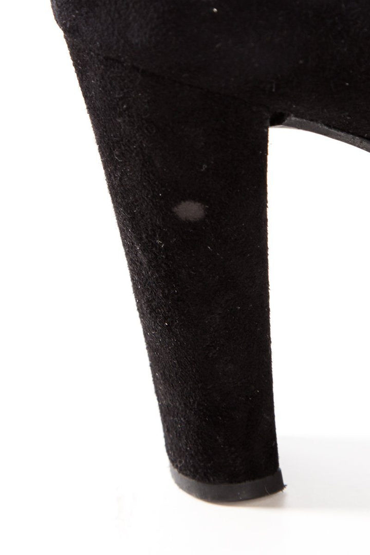 Stuart Weitzman Black Suede Over-The-Knee-Boots SZ 8.5