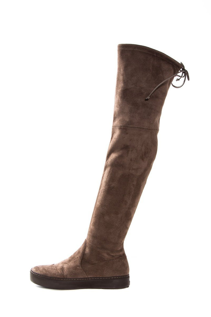 Stuart Weitzman Taupe Suede Knee High Boots SZ 6