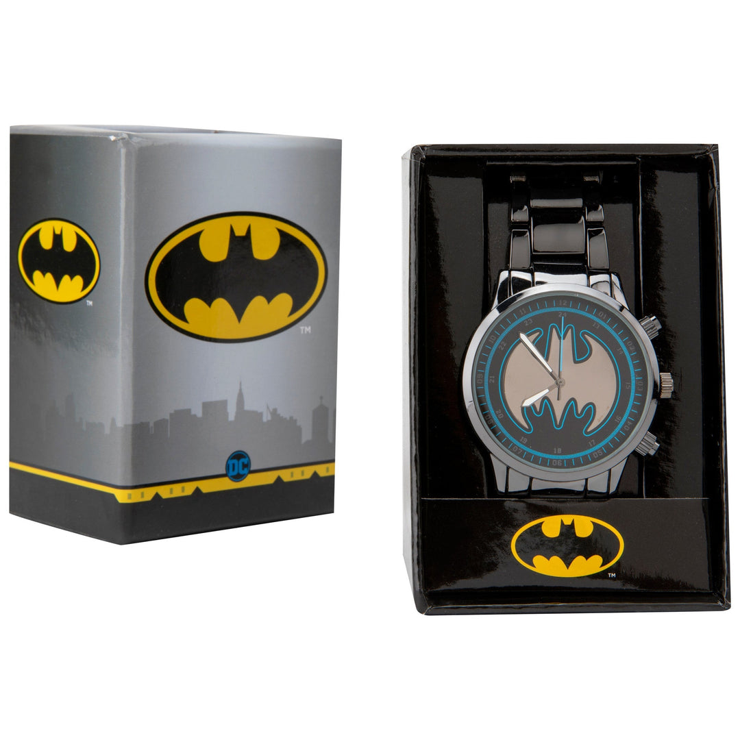 Batman Black Stainless Steel Watch