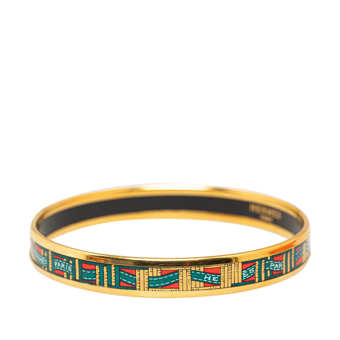 Top quality Hermes Narrow Enamel Bangle Costume Bracelet