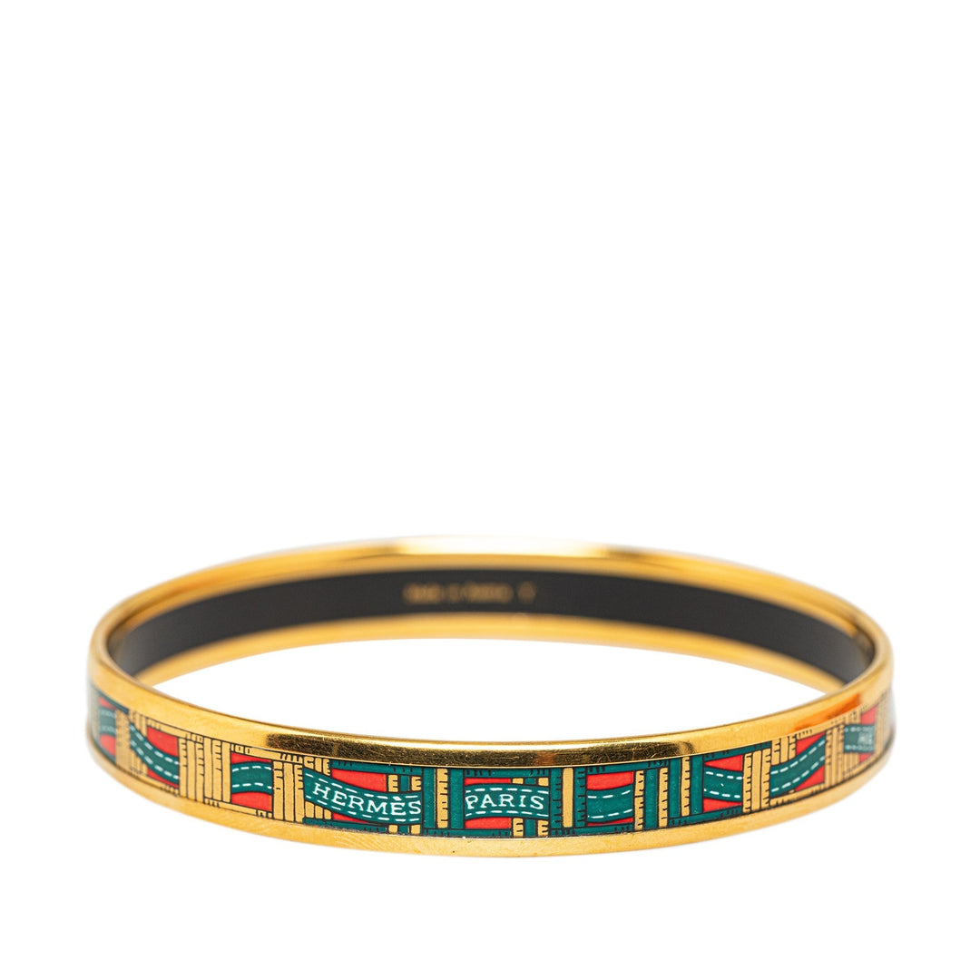 Top quality Hermes Narrow Enamel Bangle Costume Bracelet