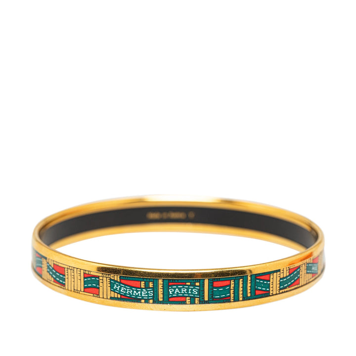 Top quality Hermes Narrow Enamel Bangle Costume Bracelet